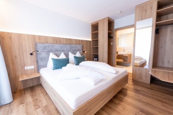 Das Schlafzimmer des Appartements Bergglück in Altenmarkt-Zauchensee